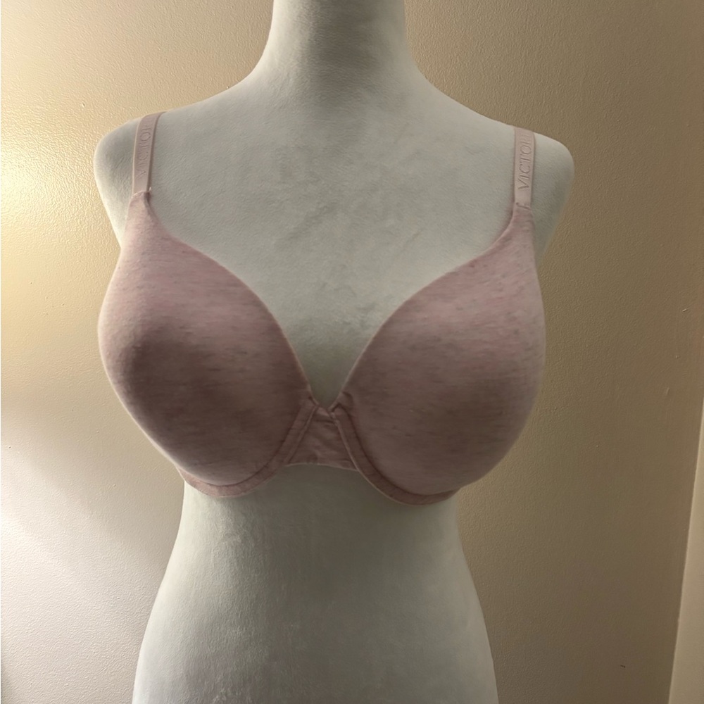 Victoria's Secret Light Pink Adjustable Full Coverage Underwire Bra Size 34DDD - Picture 2 of 10